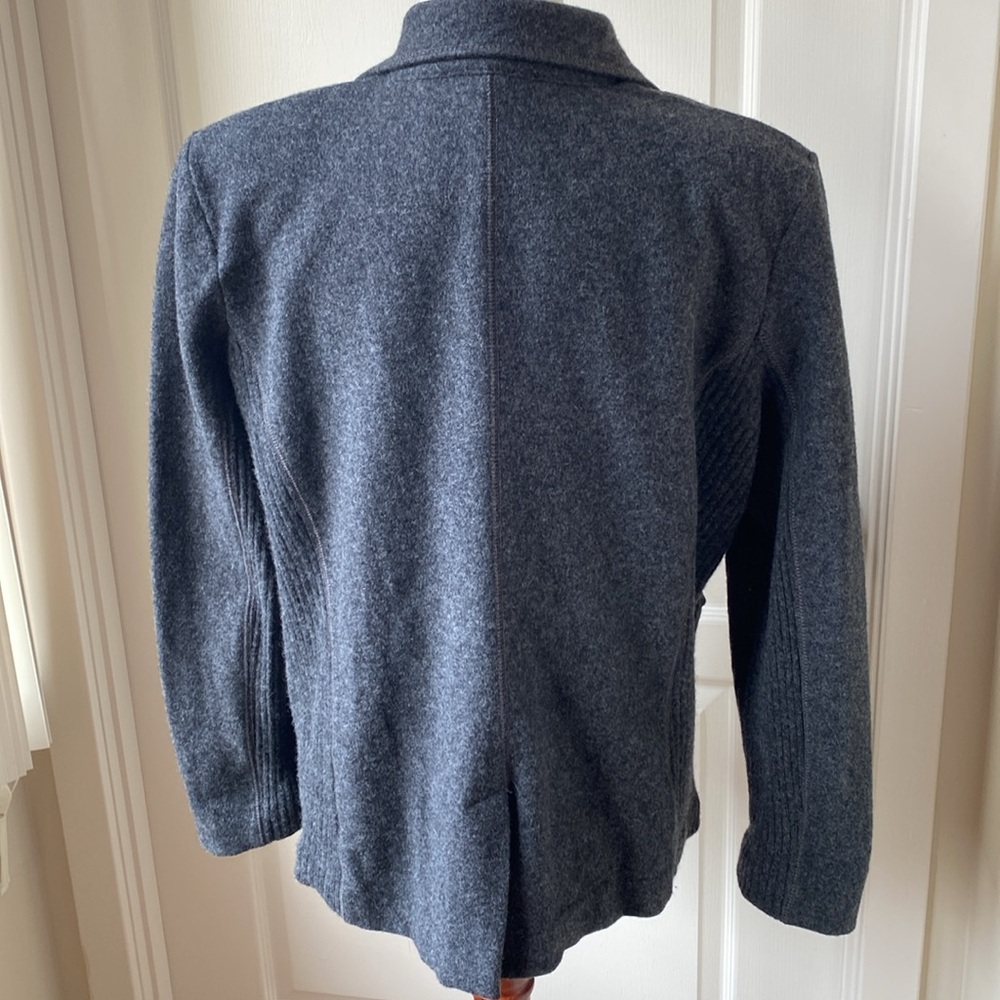 Jones New York Gray Wool Sweater Blazer Size XL - Picture 3 of 8